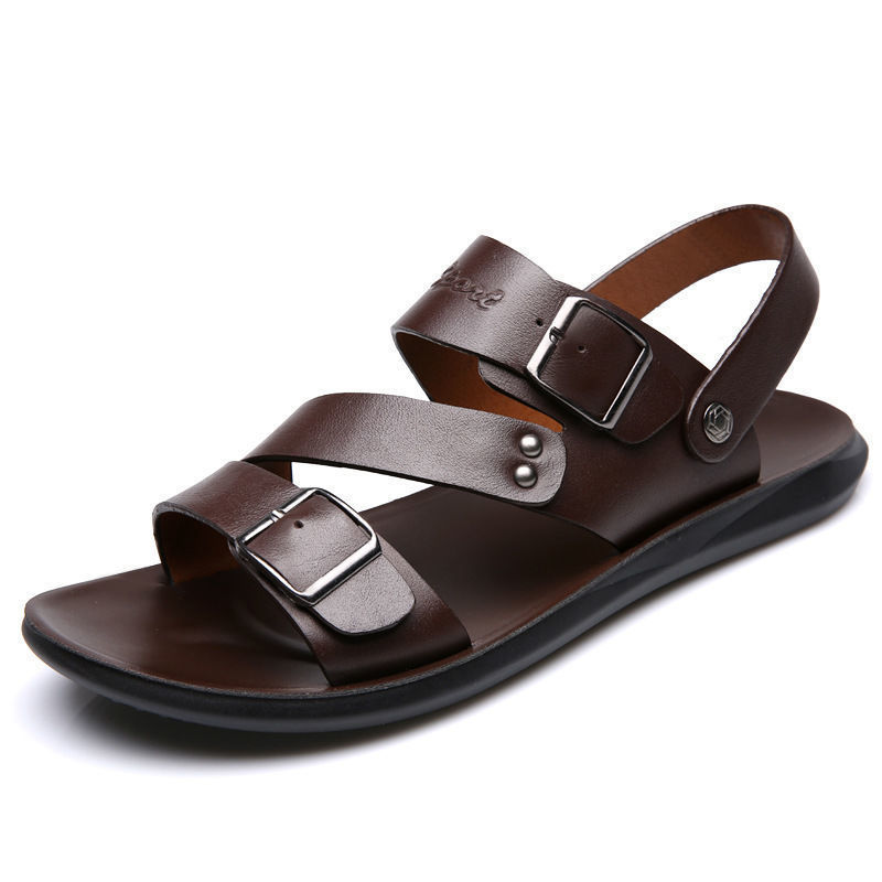 Men's Non-Slip Leather Sandals