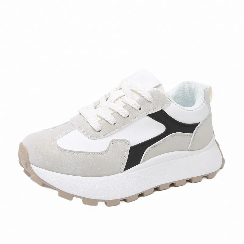 Women's Casual Breathable Orthopedic High-Heeled Walking Shoes