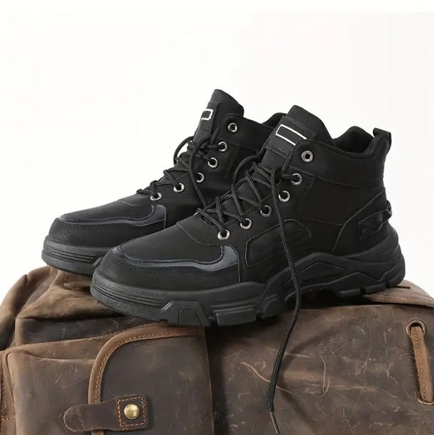 Men's All-Day Comfort Leather Arch Support Waterproof Cushioned Walking Shoes