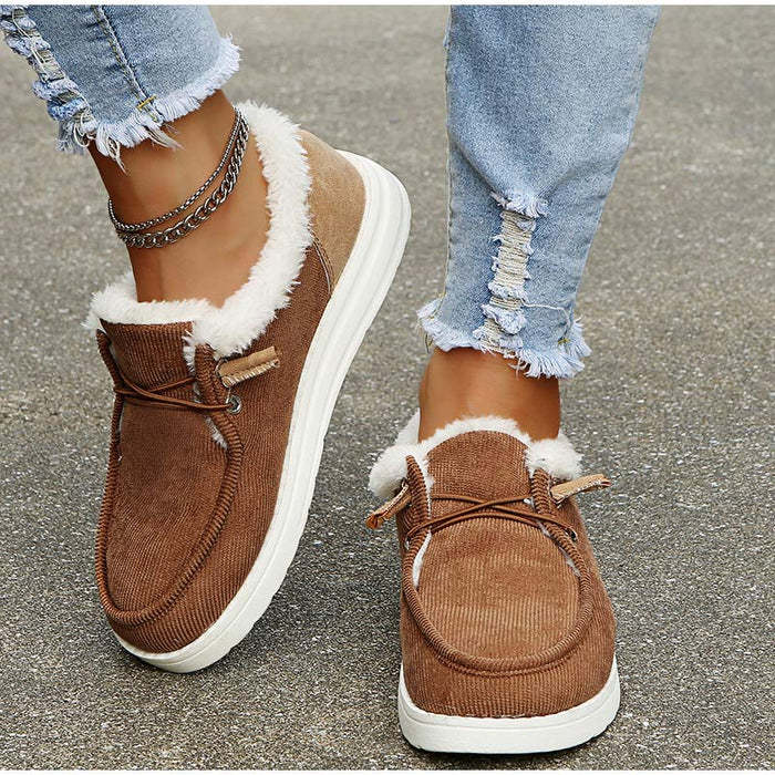 Women Fluffy Snow Boots