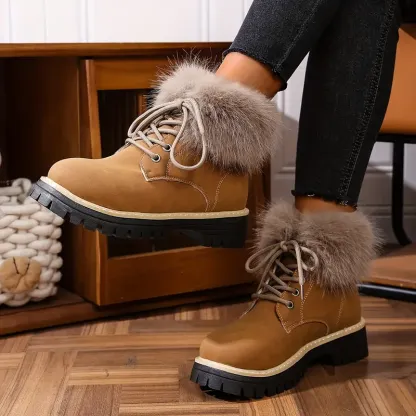 Women's soft, comfortable, fleece-lined warm boots