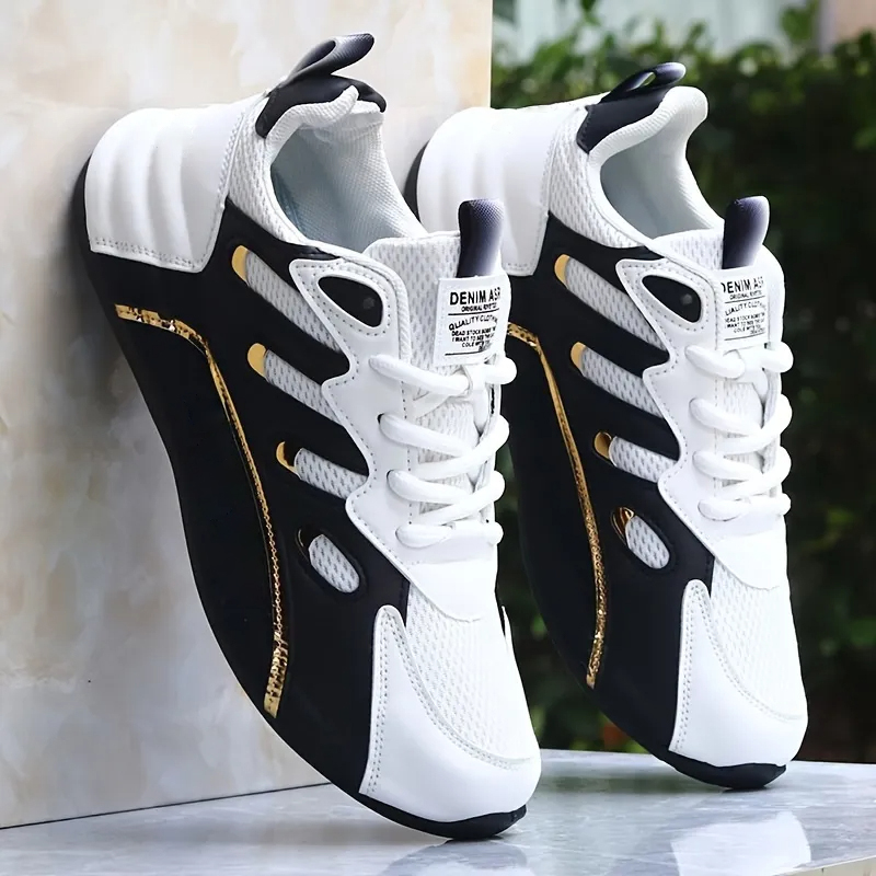 Men's Non Slip Soft Sole Sneakers - Comfortable and Resistant