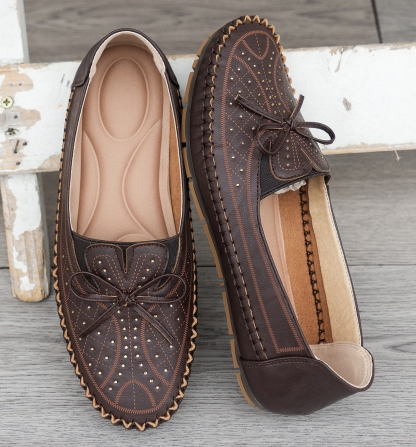 🔥Last Day Promotion 50% OFF - 2025 New Women's Vintage Style Flat Loafers