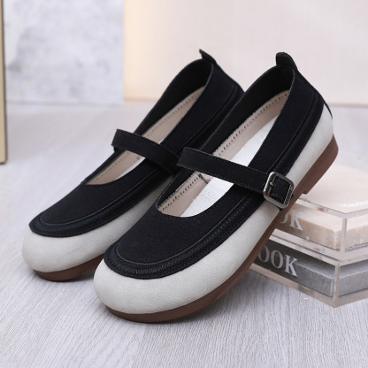 2025 Spring and Autumn Soft Sole Slip-on Walking Shoes