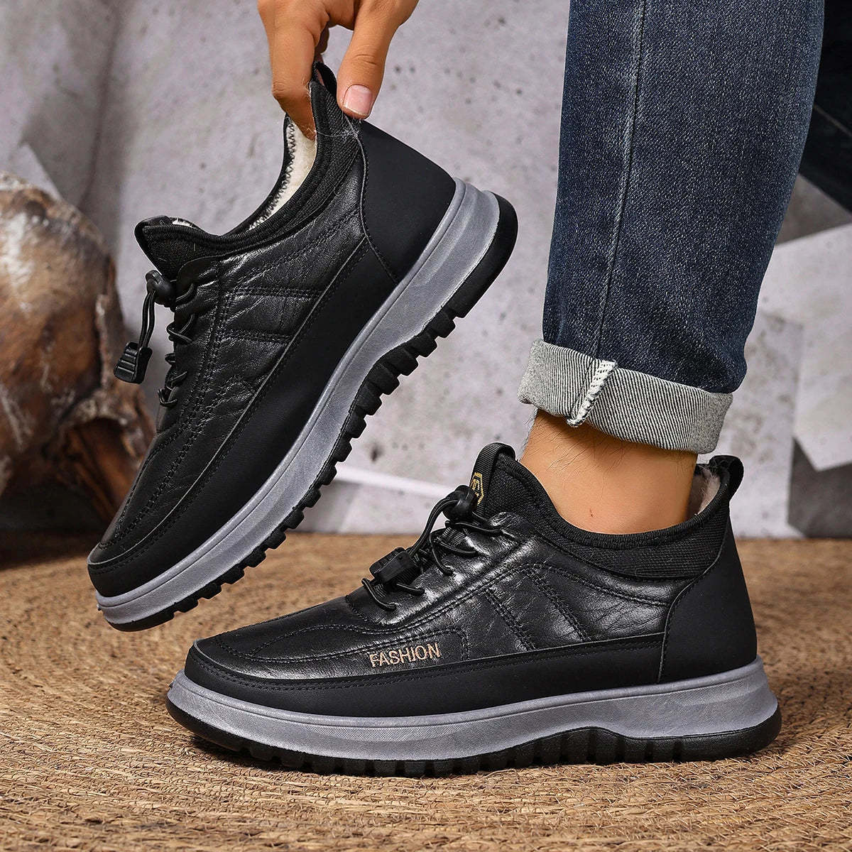 Dante™ Sneakers with Elastic Laces and Sturdy Structure / Style and Practicality for Your Lifestyle!