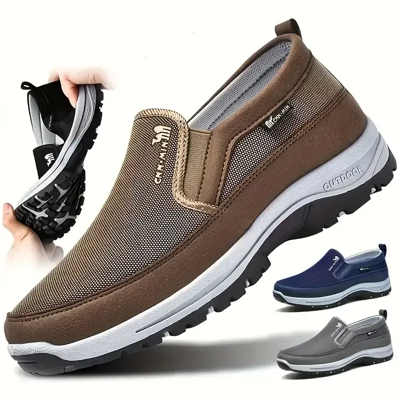 Men's Orthopedic Slip-On Walking Sneakers