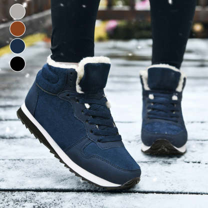 Winter men's and women's warm high-top lightweight cotton shoes