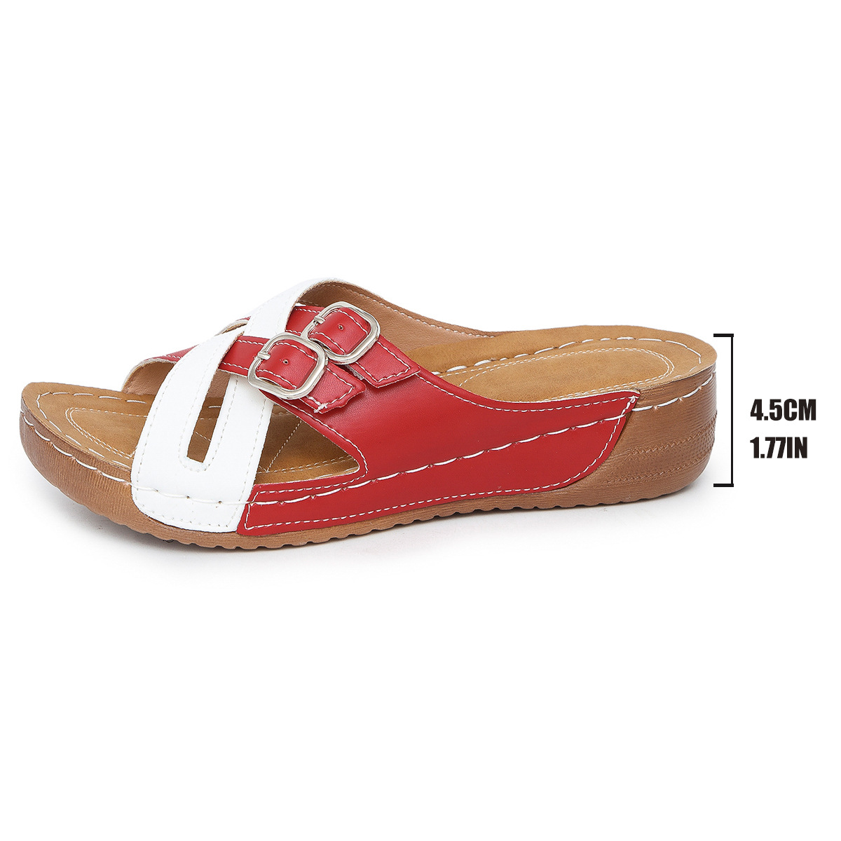 🔥New Arrival🔥2025 Women’s Summer Thick-soled Wedge Sandals - Buy 2 get free shipping