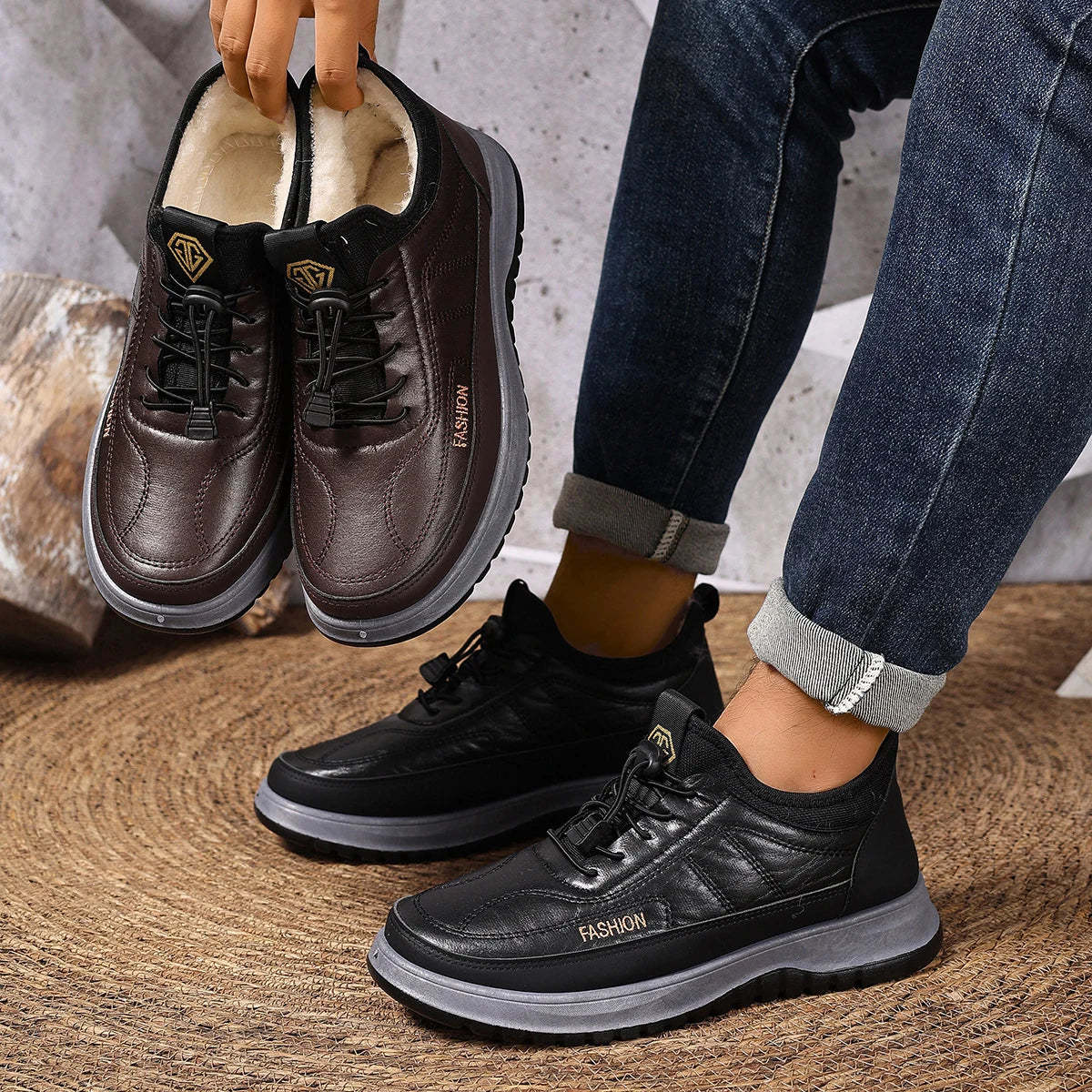 Dante™ Sneakers with Elastic Laces and Sturdy Structure / Style and Practicality for Your Lifestyle!