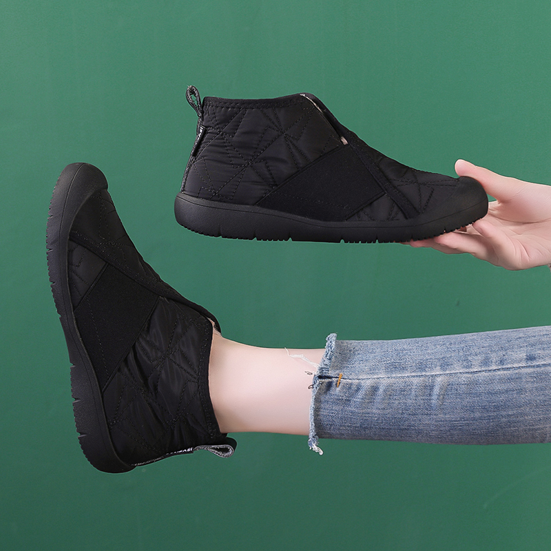 🌸🎉 Trendy Must-Have! Only a Few Left! ✨🥿💫Women's Casual Comfort Plush Durable Non-slip Wide Toe Ankle Boots