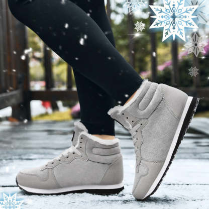 Winter men's and women's warm high-top lightweight cotton shoes