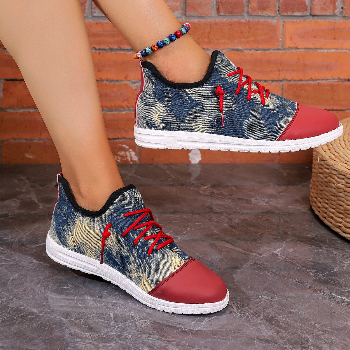 2025 new lace-up flat shoes