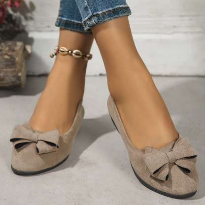 🔥Women's bow-decorated wedge shoes