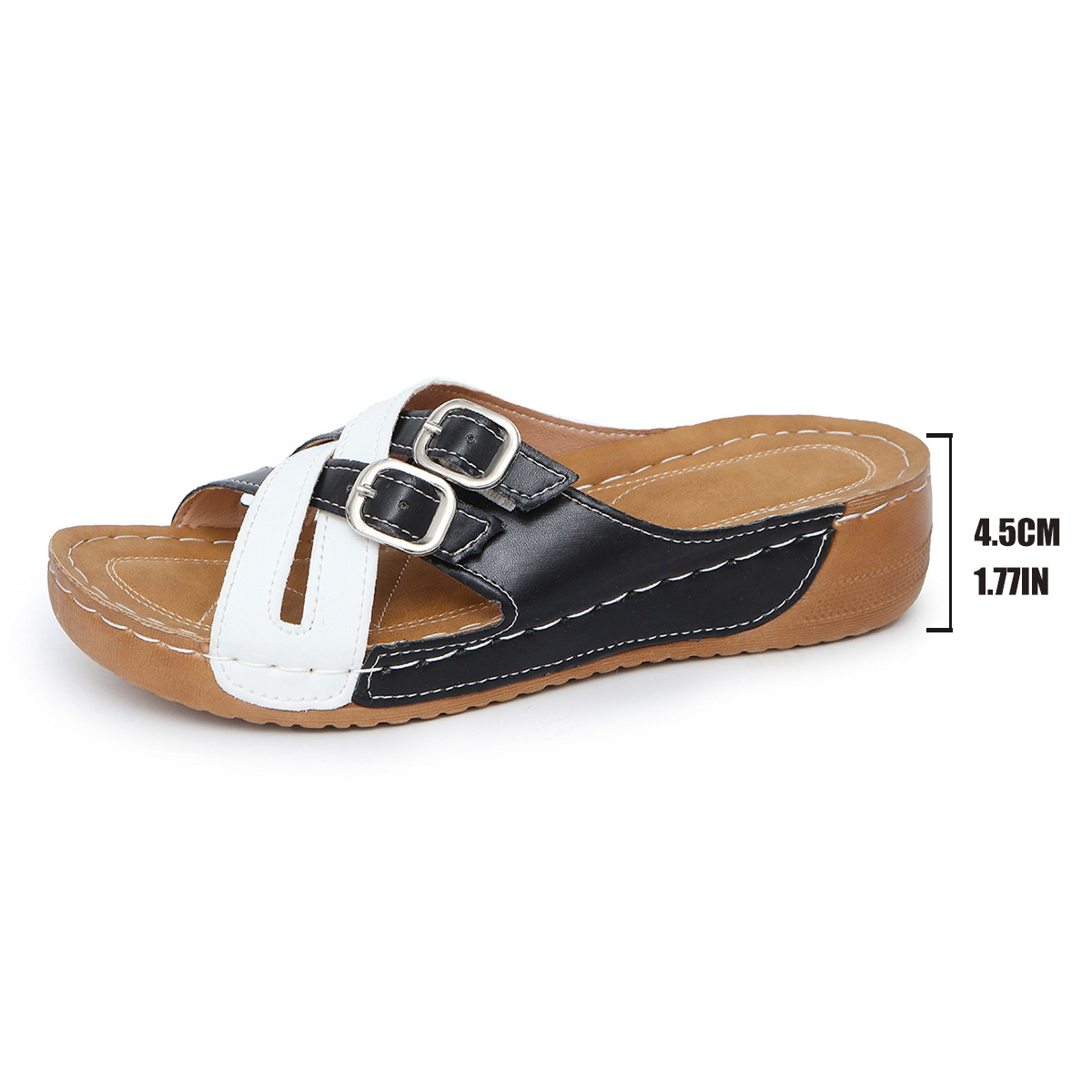 🔥New Arrival🔥2025 Women’s Summer Thick-soled Wedge Sandals - Buy 2 get free shipping