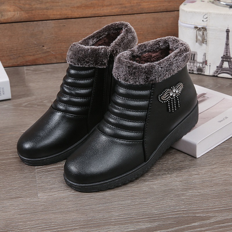 Women's Winter Snow Boots - Warm Fleece-Lined, Non-Slip Sole- BUY 2 FREE SHIPPING