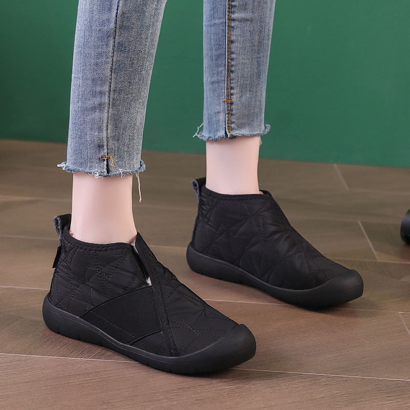 🌸🎉 Trendy Must-Have! Only a Few Left! ✨🥿💫Women's Casual Comfort Plush Durable Non-slip Wide Toe Ankle Boots