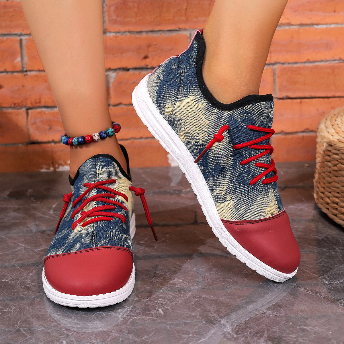 2025 new lace-up flat shoes