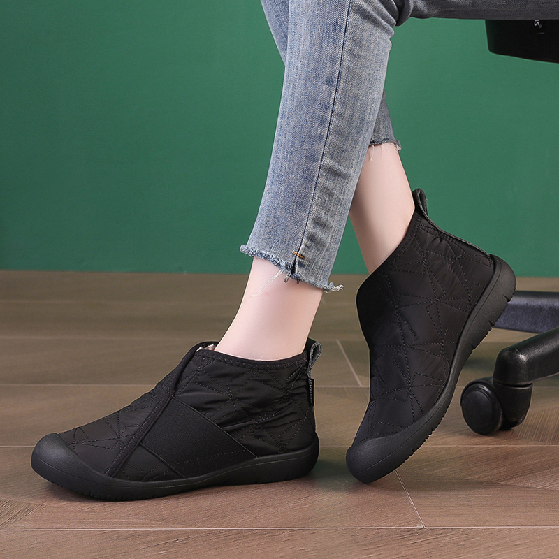 🌸🎉 Trendy Must-Have! Only a Few Left! ✨🥿💫Women's Casual Comfort Plush Durable Non-slip Wide Toe Ankle Boots