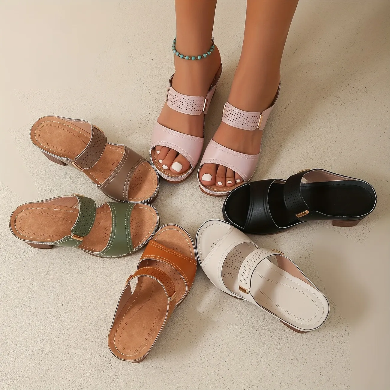 🔥Hot Sale🔥2025 Summer New Fashion High Heel Sandals--Buy 2 Free Shipping