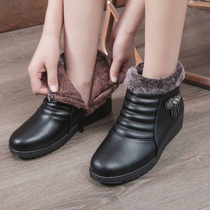 Women's Winter Snow Boots - Warm Fleece-Lined, Non-Slip Sole- BUY 2 FREE SHIPPING