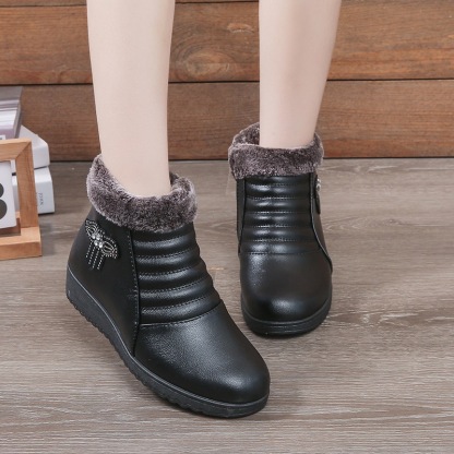 Women's Winter Snow Boots - Warm Fleece-Lined, Non-Slip Sole- BUY 2 FREE SHIPPING