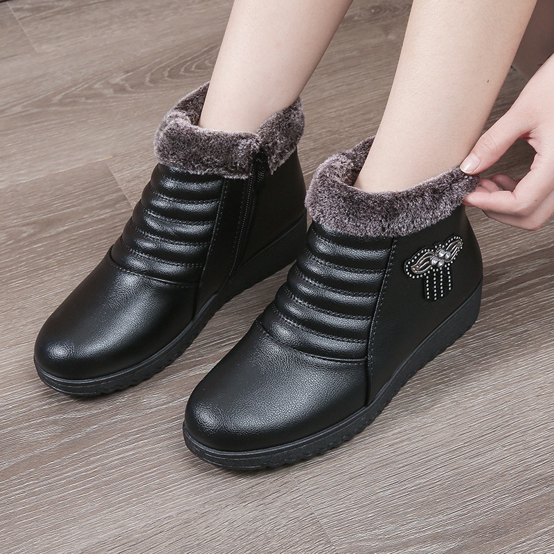 Women's Winter Snow Boots - Warm Fleece-Lined, Non-Slip Sole- BUY 2 FREE SHIPPING