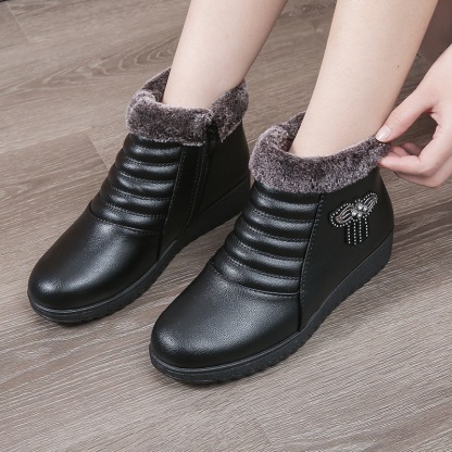 Women's Winter Snow Boots - Warm Fleece-Lined, Non-Slip Sole- BUY 2 FREE SHIPPING