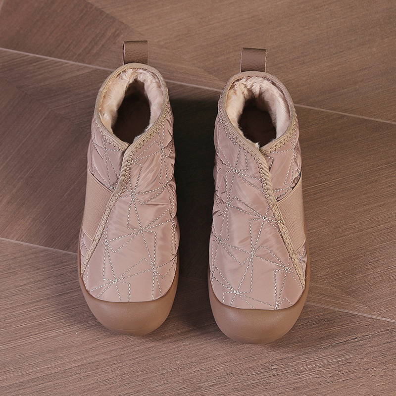 🌸🎉 Trendy Must-Have! Only a Few Left! ✨🥿💫Women's Casual Comfort Plush Durable Non-slip Wide Toe Ankle Boots