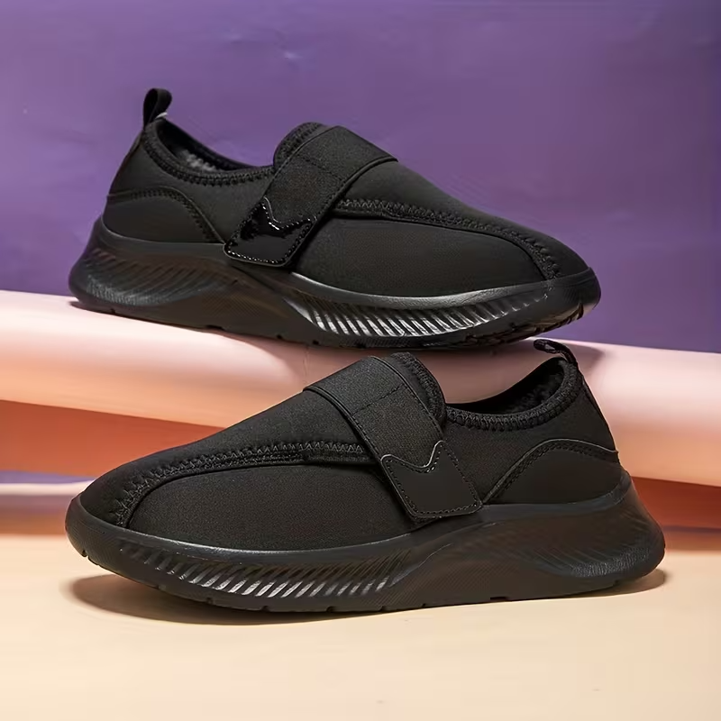 Women's winter fleece-lined warm non-slip lightweight cotton shoes