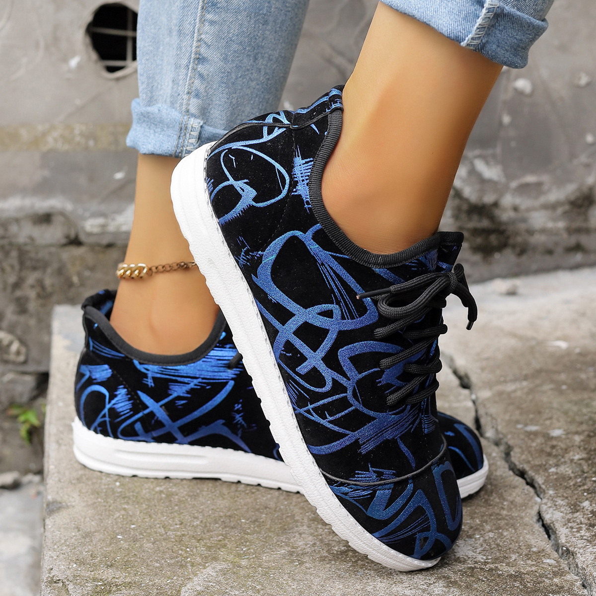 2025 new lace-up flat shoes