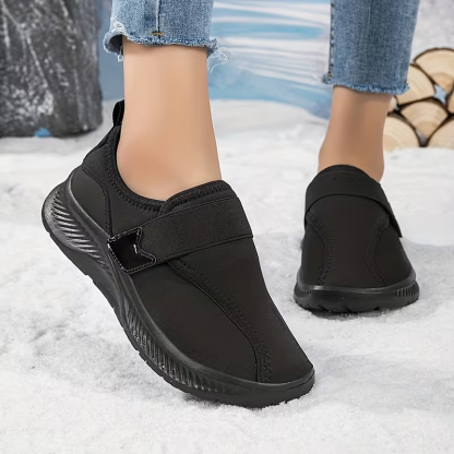 Women's winter fleece-lined warm non-slip lightweight cotton shoes