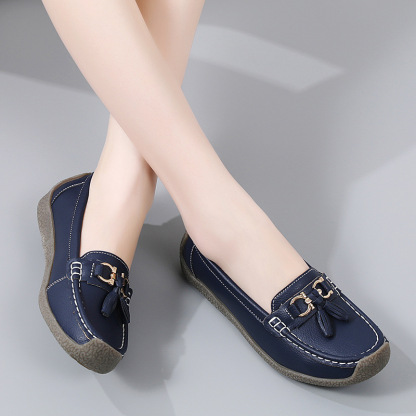 🔥Hot Sale🔥Women's Summer Soft Sole Breathable Comfortable Leather Shoes - Buy 2 Pairs Free Shipping