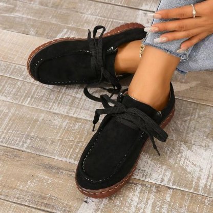 🔥Last Day 50% OFF - Women's Comfortable Casual Lace-Up Flats