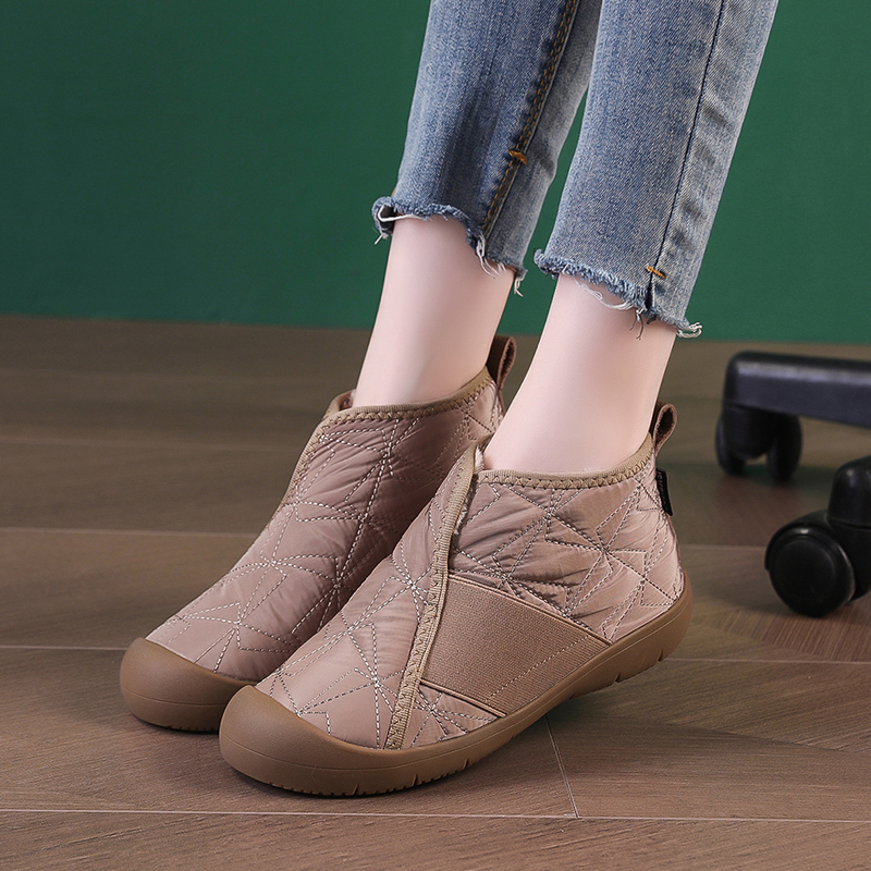 🌸🎉 Trendy Must-Have! Only a Few Left! ✨🥿💫Women's Casual Comfort Plush Durable Non-slip Wide Toe Ankle Boots