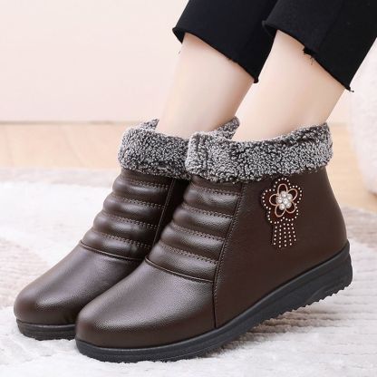 Women's Winter Snow Boots - Warm Fleece-Lined, Non-Slip Sole- BUY 2 FREE SHIPPING
