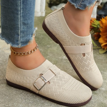 🌸🎉 Trendy Must-Have! Only a Few Left! ✨🥿💫Women's Daily Soft Breathable Arch Support Neuropathic Flat Diabetic Shoes