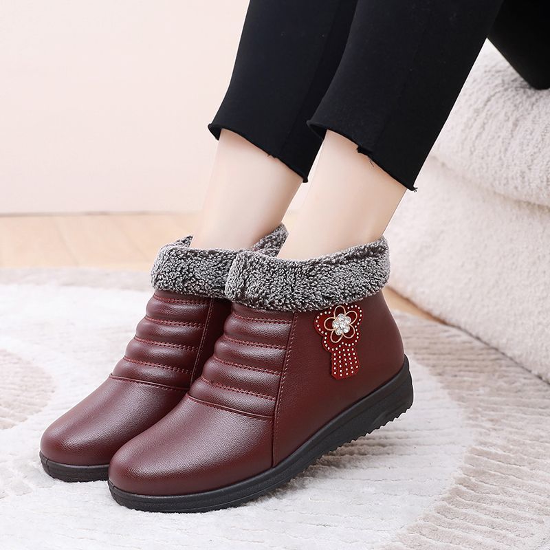 Women's Winter Snow Boots - Warm Fleece-Lined, Non-Slip Sole- BUY 2 FREE SHIPPING