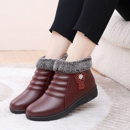 Women's Winter Snow Boots - Warm Fleece-Lined, Non-Slip Sole- BUY 2 FREE SHIPPING