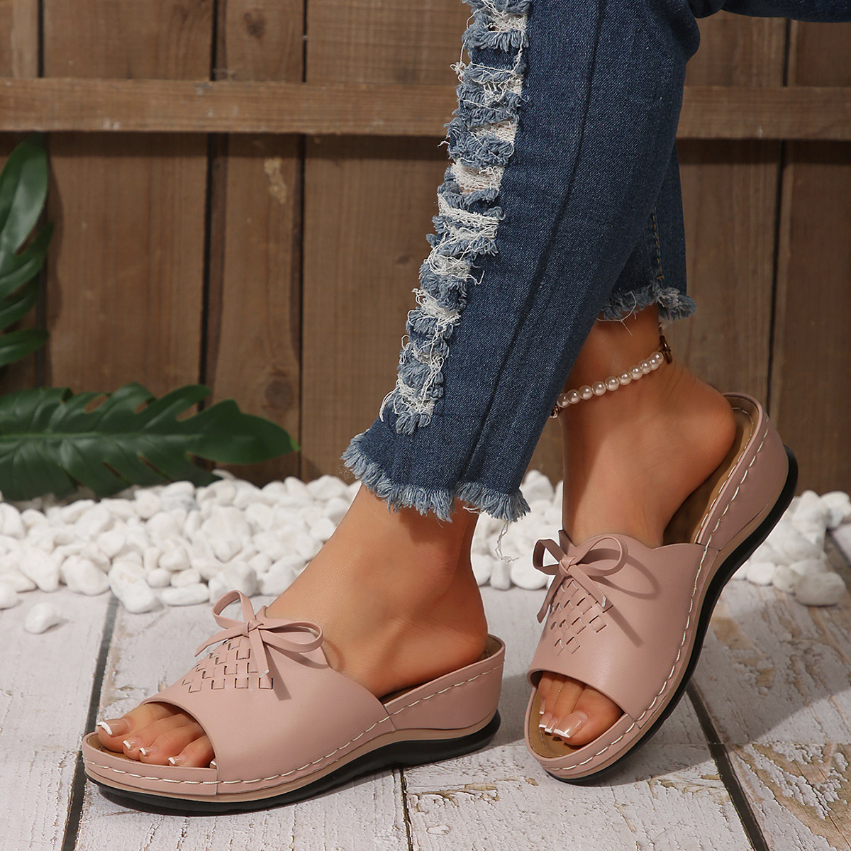 🔥HOT SALE🔥Women's Retro Comfortable Non-slip Wedge Sandals - Buy 2 get free shipping