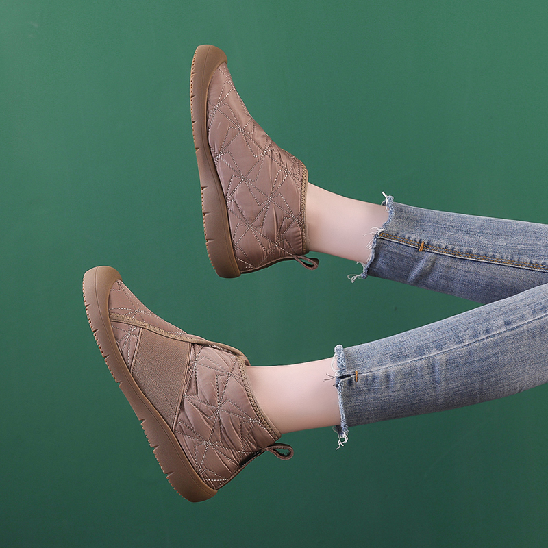 🌸🎉 Trendy Must-Have! Only a Few Left! ✨🥿💫Women's Casual Comfort Plush Durable Non-slip Wide Toe Ankle Boots