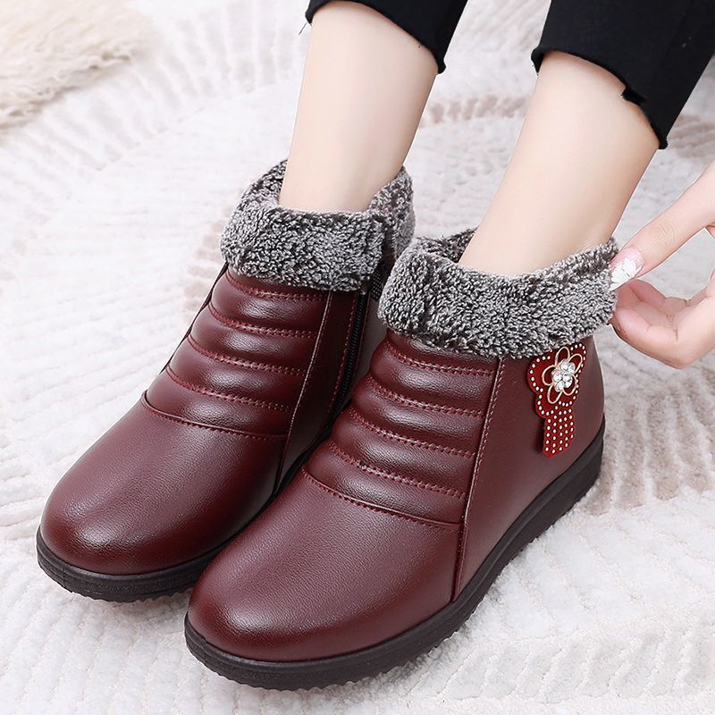 Women's Winter Snow Boots - Warm Fleece-Lined, Non-Slip Sole- BUY 2 FREE SHIPPING
