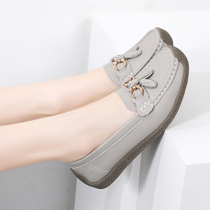 🔥Hot Sale🔥Women's Summer Soft Sole Breathable Comfortable Leather Shoes - Buy 2 Pairs Free Shipping