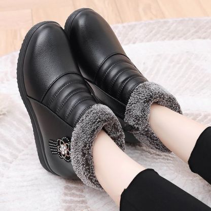 Women's Winter Snow Boots - Warm Fleece-Lined, Non-Slip Sole- BUY 2 FREE SHIPPING