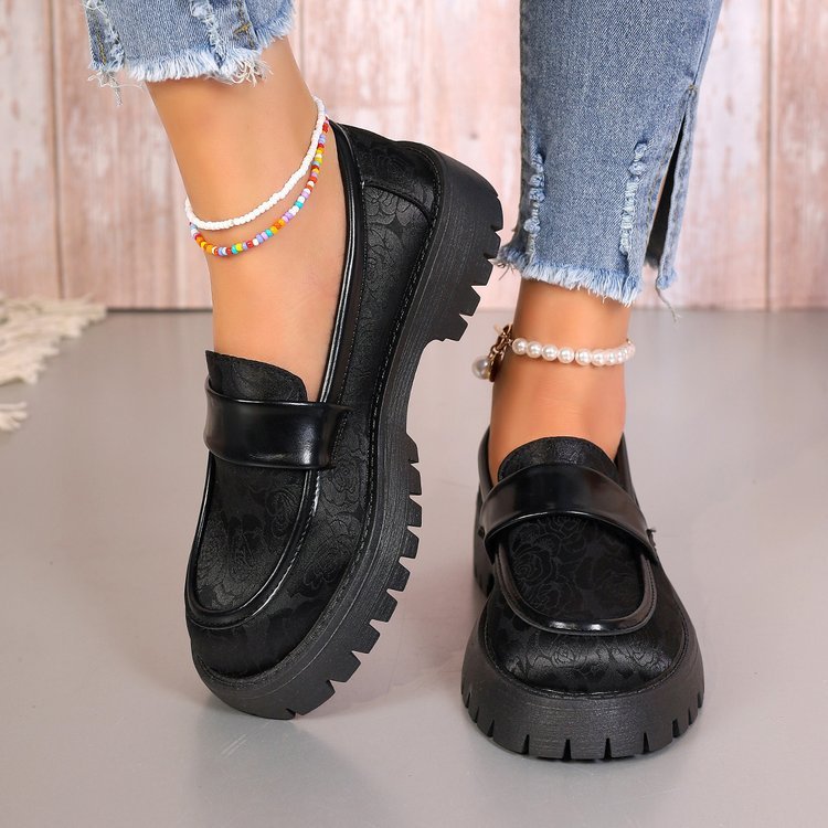 🔥Last Day Promotion 50% OFF - Women's Fashion Thick Sole Loafers