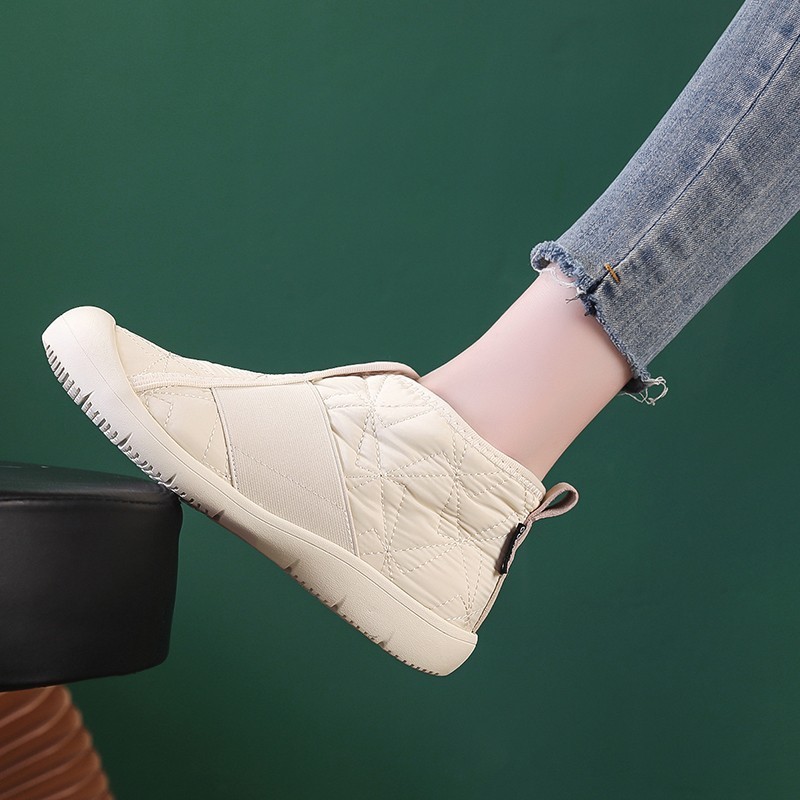 🌸🎉 Trendy Must-Have! Only a Few Left! ✨🥿💫Women's Casual Comfort Plush Durable Non-slip Wide Toe Ankle Boots