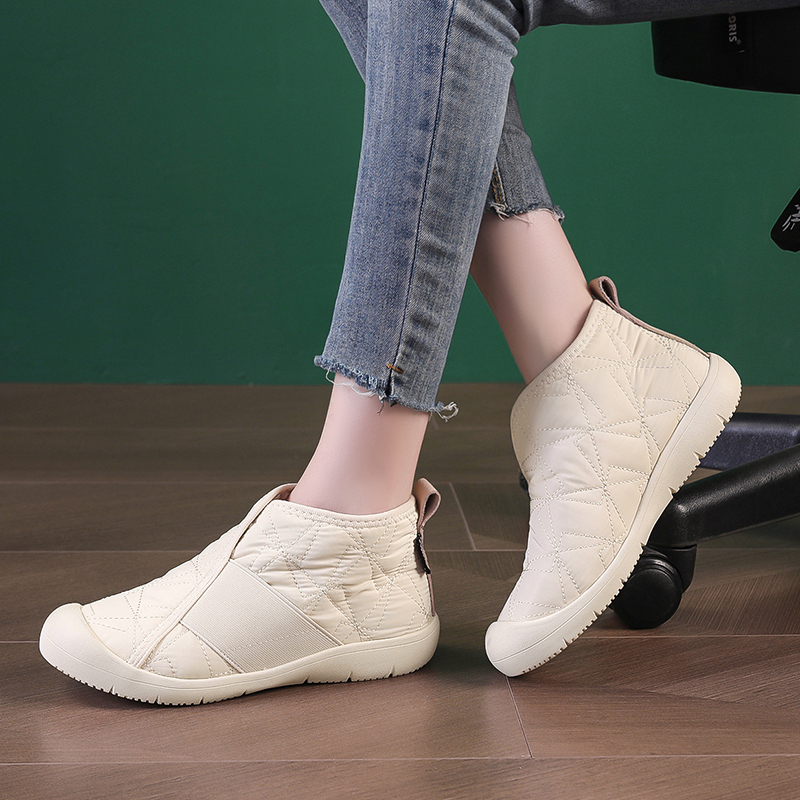 🌸🎉 Trendy Must-Have! Only a Few Left! ✨🥿💫Women's Casual Comfort Plush Durable Non-slip Wide Toe Ankle Boots