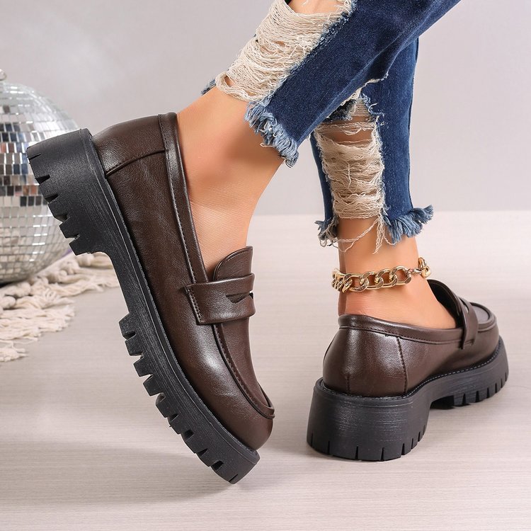 🔥Last Day Promotion 50% OFF - Women's Fashion Thick Sole Loafers