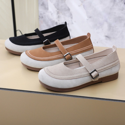 2025 Spring and Autumn Soft Sole Slip-on Walking Shoes