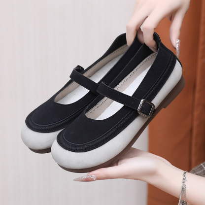 2025 Spring and Autumn Soft Sole Slip-on Walking Shoes