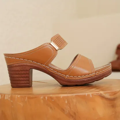 🔥Hot Sale🔥2025 Summer New Fashion High Heel Sandals--Buy 2 Free Shipping